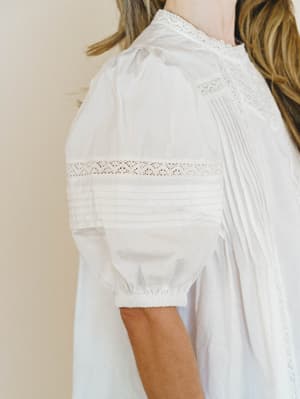 A Dose of Whimsy Blouse - White L / White