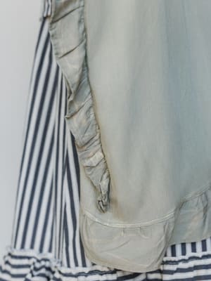 Robbie Star Patchwork Denim Jacket - Sage Grey L / Sage Grey