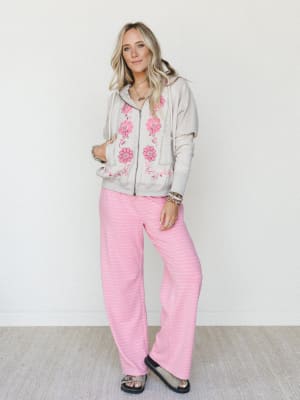 Flower Blooms Jacket - Mushroom L / Mushroom