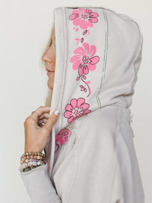 Flower Blooms Jacket - Mushroom L / Mushroom