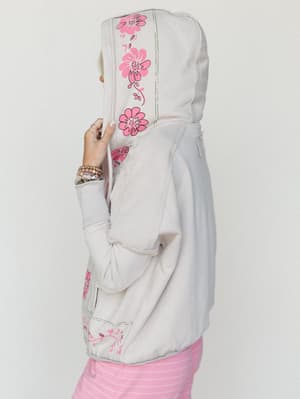 Flower Blooms Jacket - Mushroom L / Mushroom