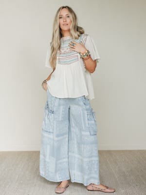 Storybook Song Blouse
- Natural L / Natural