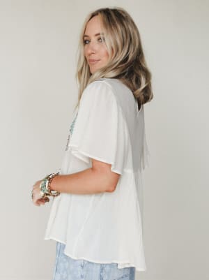 Storybook Song Blouse
 - Natural L / Natural