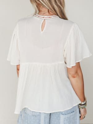 Storybook Song Blouse
- Natural L / Natural