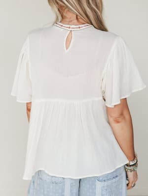 Storybook Song Blouse
- Natural L / Natural