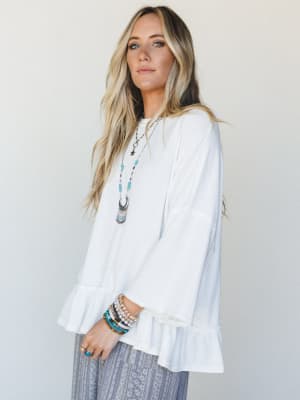 Wild Love Tee 
 - Off White L / Off White