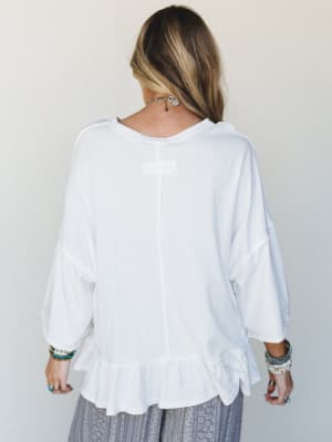 Wild Love Tee
- Off White L / Off White