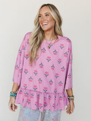 Little Moments Tee
- Dusty Rose L / Dusty Rose