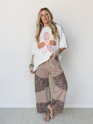 Daisy Drift Top - Off White L / Off White