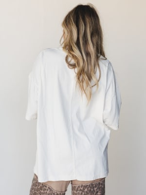 Daisy Drift Top - Off White L / Off White