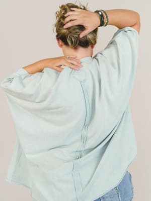 Big Smiles Tee - Sage L / Sage