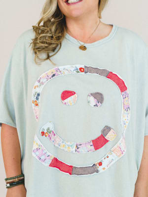 Big Smiles Tee - Sage L / Sage