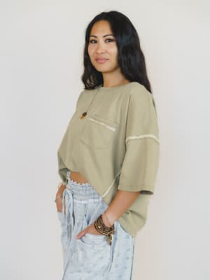Birdie Tee - Olive L / Olive