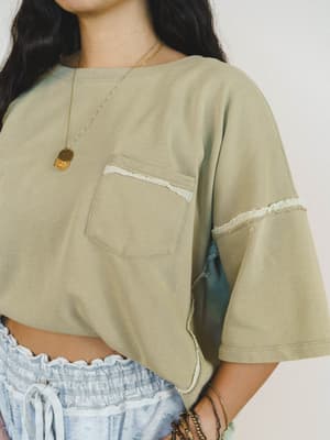Birdie Tee - Olive L / Olive