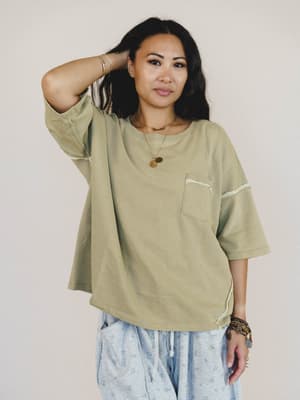 Birdie Tee - Olive L / Olive