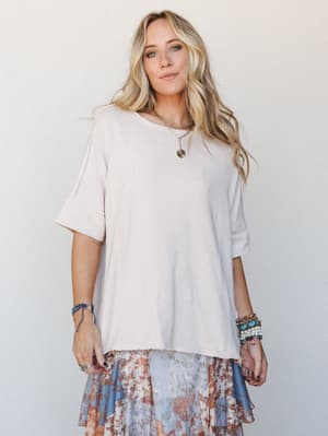 Soft Fern Top - Khaki