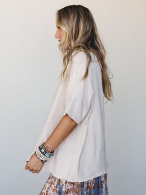 Soft Fern Top - Khaki