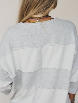 go-lightly-terry-knit-top-heather-gray/Gray