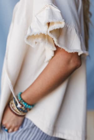 hearts-aligned-ruffled-sleeve-top-natural/Beige