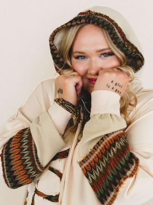 Patchwork Poppy Sweater: undefined