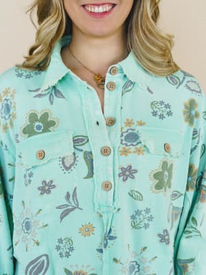 Nature Lover Top - Mint L / Mint