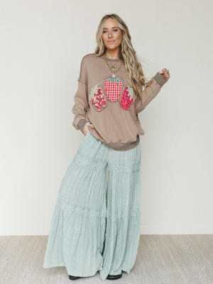 Strawberry Fields Pullover - Mocha L / Mocha