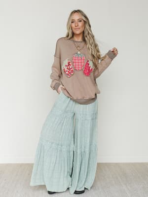 Strawberry Fields Pullover - Mocha L / Mocha
