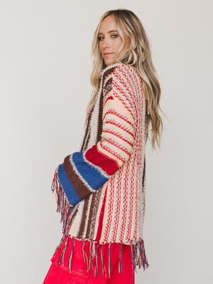 Pastel Melodies Sweater
- Coral Brown L / Coral Brown