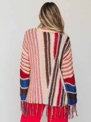 Pastel Melodies Sweater
- Coral Brown L / Coral Brown