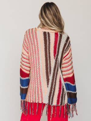 Pastel Melodies Sweater
- Coral Brown L / Coral Brown