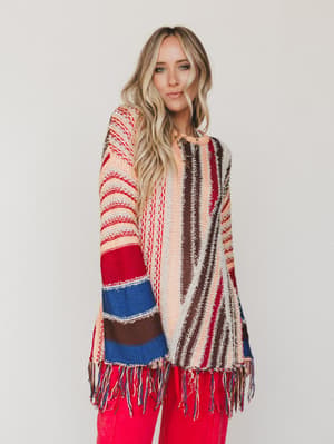 Pastel Melodies Sweater
- Coral Brown L / Coral Brown