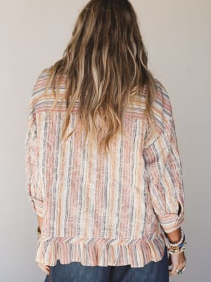 Thoughts of Love Blouse - Cinnamon L / Cinnamon