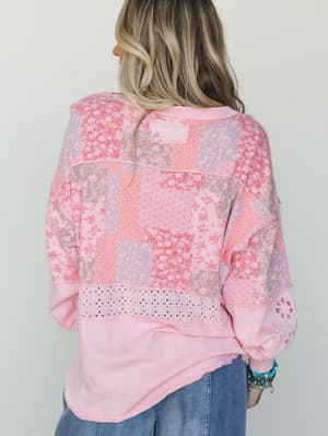 Life in Florals Tee - Cotton Candy S / Cotton Candy