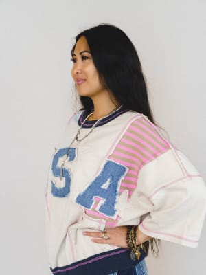 Land Of Dreams Tee - Natural Pink L / Natural Pink