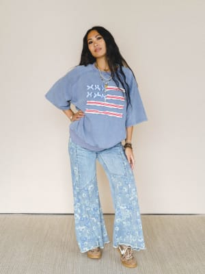 Americana Top - Washed Denim L / Washed Denim