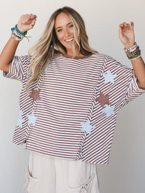 Stars and Stripes Top: undefined