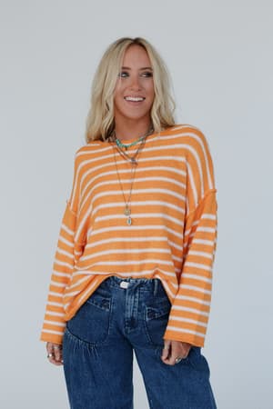 all-my-stripes-oversized-sweater-apricot/Apricot