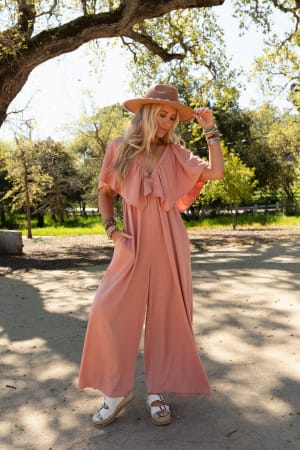 on-repeat-open-back-ruffle-jumpsuit-shadow-blush/Shadow Blush