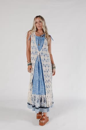 Crawford Crochet Duster: undefined
