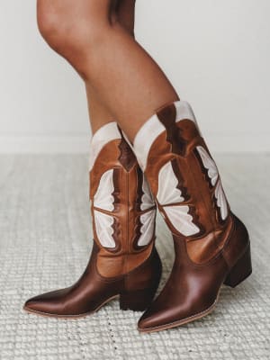 Fairy Butterfly Boot - Camel 6 / Camel
