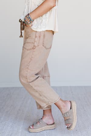 elevated-eyelet-barrel-jeans-rust/Rust