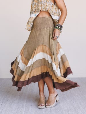 Bohemia Bloom Skirt: undefined