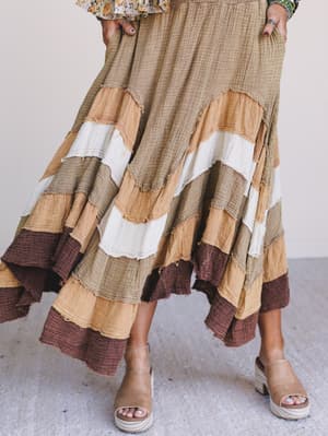 bohemia-bloom-skirt-brown/Brown