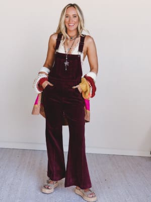 Wanderheart Corduroy Overalls: undefined