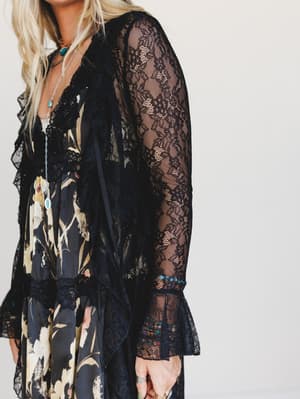 western-winds-long-sleeve-duster-black/Black