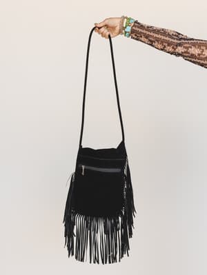 out-west-fringe-crossbody-bag-black/Black
