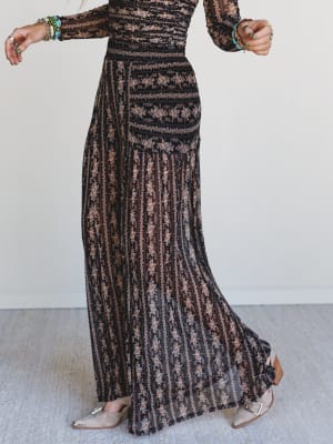 Drift Mode Floral Print Pants: undefined