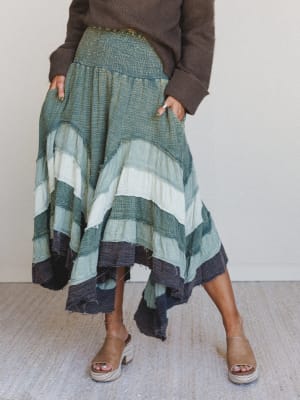 Bohemia Bloom Skirt: undefined