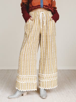 Sweet Country Wide Leg Pants: undefined