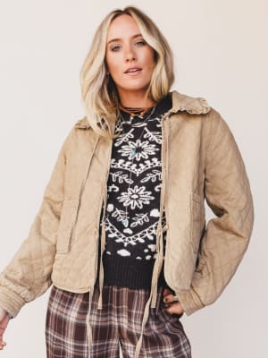 Rowan Cottage Quilted Jacket: undefined